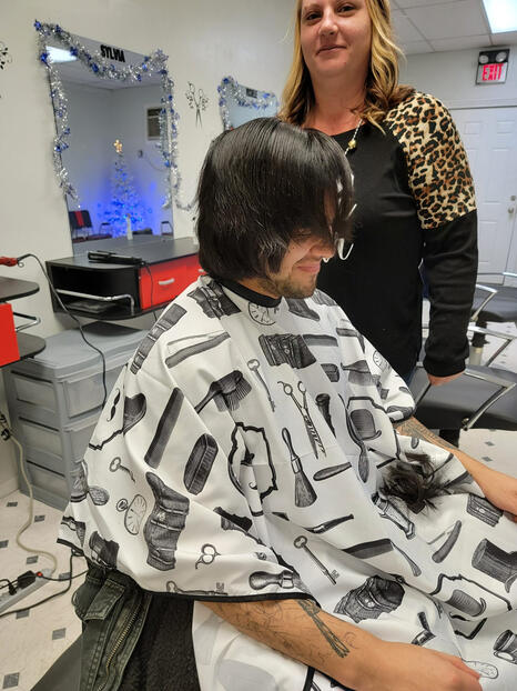 Before adult haircut